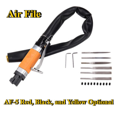 AF-5 Pneumatic Reciprocating Air Saw & File – 7800 RPM, 5mm Stroke, Anti-Slip Grip, 1 Set With 4 Files & Wrenches