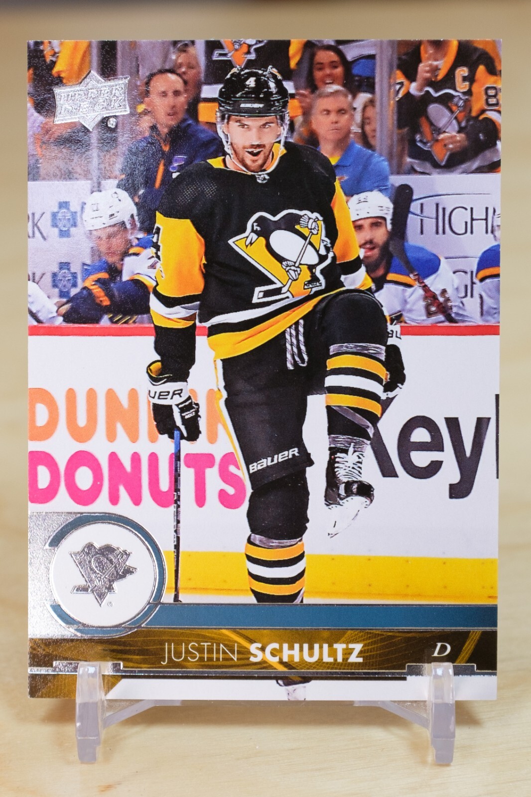 2017-18 Upper Deck Hockey Base #396 Justin Schultz - Pittsburgh Penguins