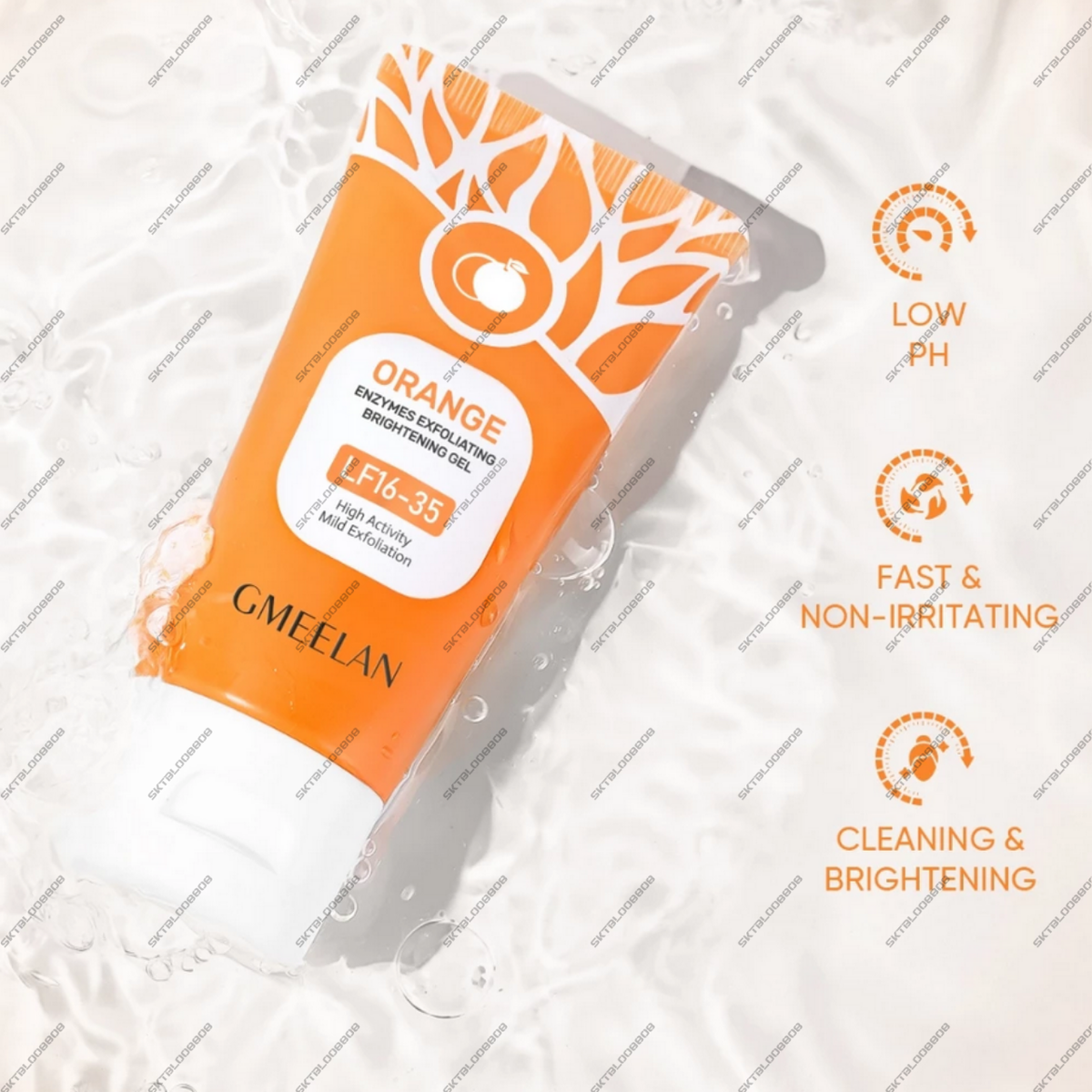 1 X GMEELAN Orange Enzymes Exfoliating Gel - Brightening