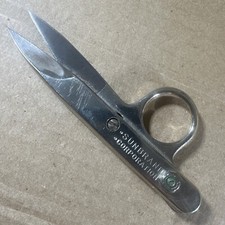 Vintage 4.5" Snips Scissors Sunbrand Corp Gold Seal Thread Snips St. Pete USA