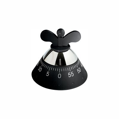 Alessi A09B Michael Graves Kitchen Achromatics Timer, Black
