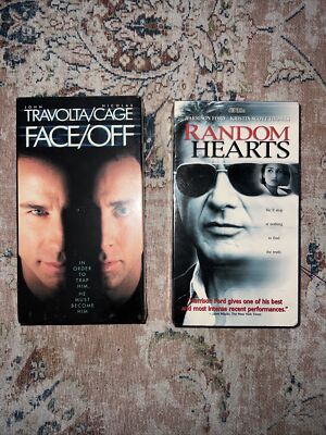 Face/Off (VHS, 1997) NEW w/ - Seal & Watermark - Bonus Random Hearts Ford Cage