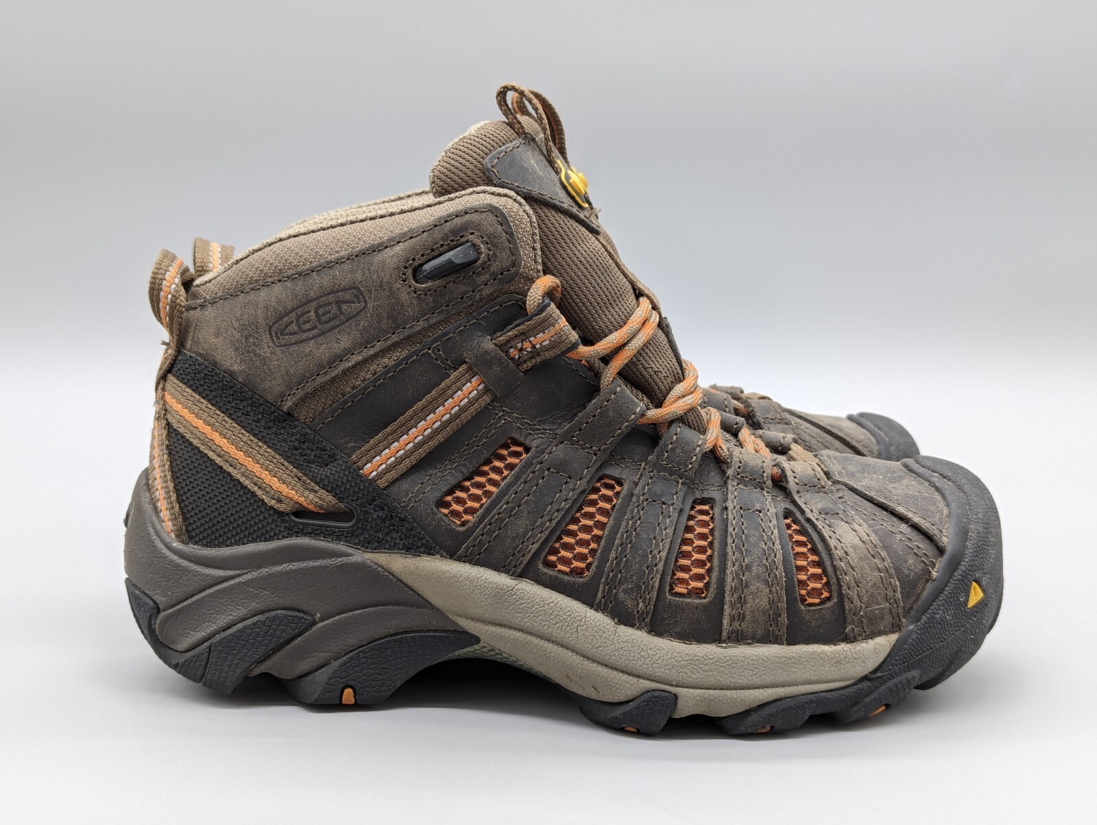 Keen Flint stivali da trekking donna punta acciaio media marrone 1008822M taglia 6