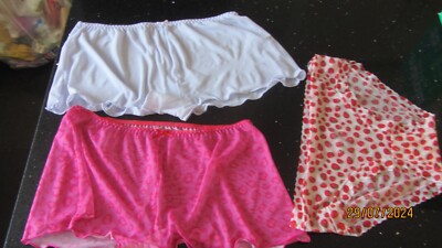 RESTPOSTEN 3 PAAR SLIPS/HÖSCHEN NEU GR. W 28-38/40 NR 18