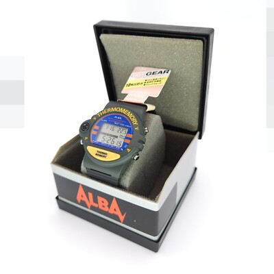 NOS ALBA (SEIKO) W700-4A00 ADPY003 THERMOMEMORY VINTAGE DIGITAL