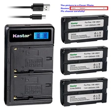 Kastar Battery LCD Dual Charger for Proscan PRO 898LH PRO 998LH SDL30 SDL50