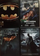 4 DVD BATMAN cavaliere oscuro ritorno forever