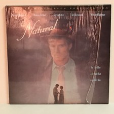 THE NATURAL Laserdisc Robert Redford DELUXE 2-DISC SET Shrink LIKE NEW