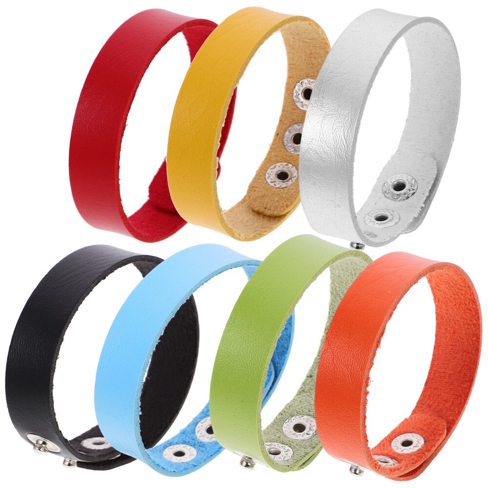 14 Pcs Colored Bracelets Blank Engraving Adjustable Wristband Man eBay