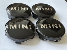 For Mini Cooper Car 60mm Hub Cap Black MINI Logo Emblem Wheel Trims 4PC*-.