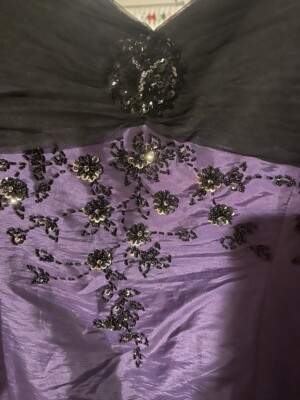 purple prom dress ebay Purple Primavera Prom Dress, Size 0, also fits like 2/4