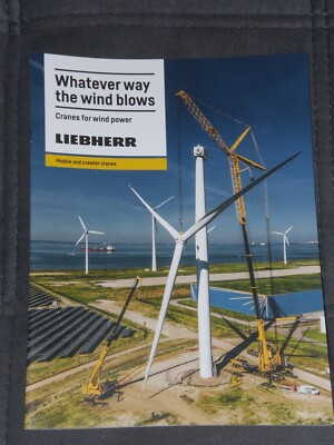 LIEBHERR mobile and crawler cranes for wind power Prospekt 2022 englisch (LH149)