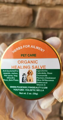 Pet Salve/Balm-wounds-rashes-inflammation-sore paws-hot spots fungal 56g