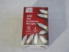NIB Home Accents Holiday 100 Clear Incandescent Mini Lights 1004 865 344