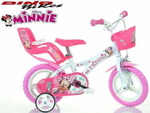 BICI BICICLETTA BAMBINA MINNIE DINO BIKES VARIE MISURE | eBay