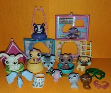 LITTLEST PET SHOP LOT BUNNY DOG HEDGEHOG OSTRICH BEAVER SPIDER DRAGONFLY LPS