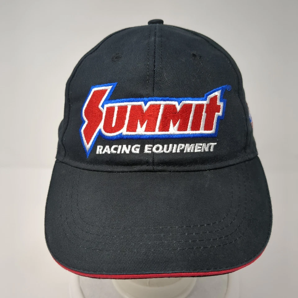 Кепка с ремешком Summit Racing Equipment черная один размер вышитая 6 панелей - Изображение 2 из 4