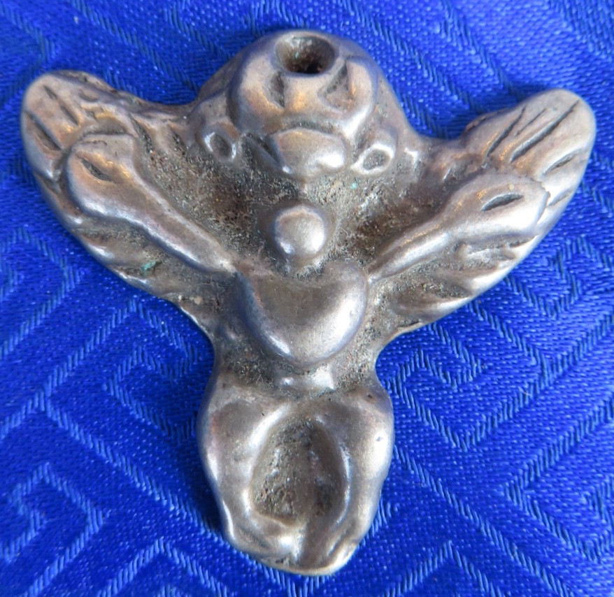 Antique Handmade Tantrik Tibet Buddhist Bronze Garud Thokcha Pendent , Nepal