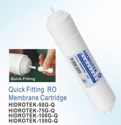 Gondzik PushFit Hidrotek-50G-Q 50GPD Umkehrosmose Membrane Inline