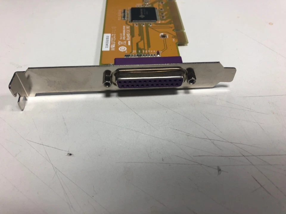 IBM PCI Parallel Card 71Y6837 FRU 46R1519 W/ Full bracket  - Image 3 of 3