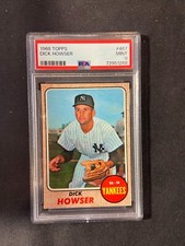 1968 Topps #467 Dick Howser graded 9