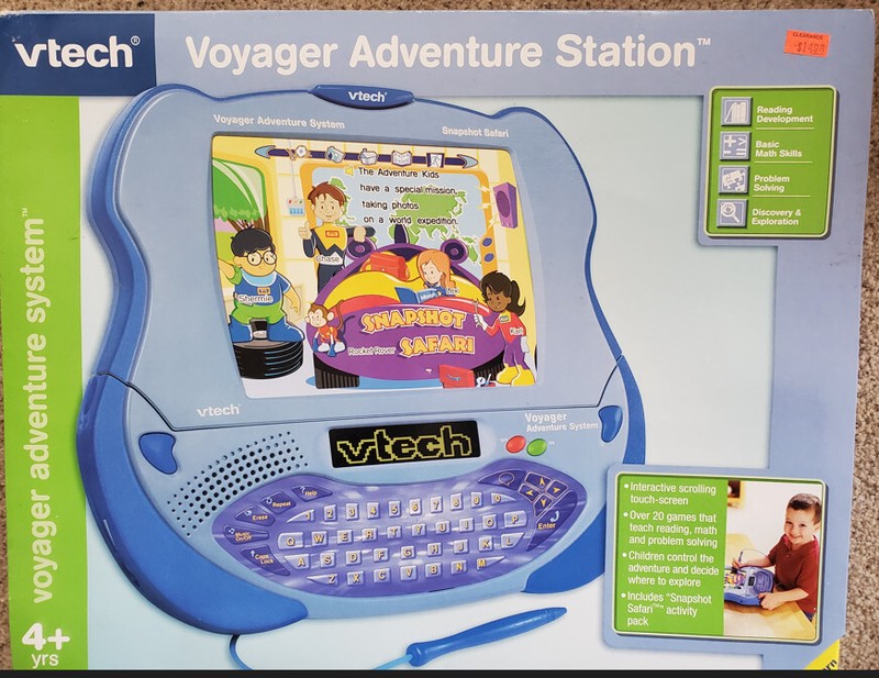 Vtech Voyager Adventure System Snapshot Safari Educational Learning Reading NEW.