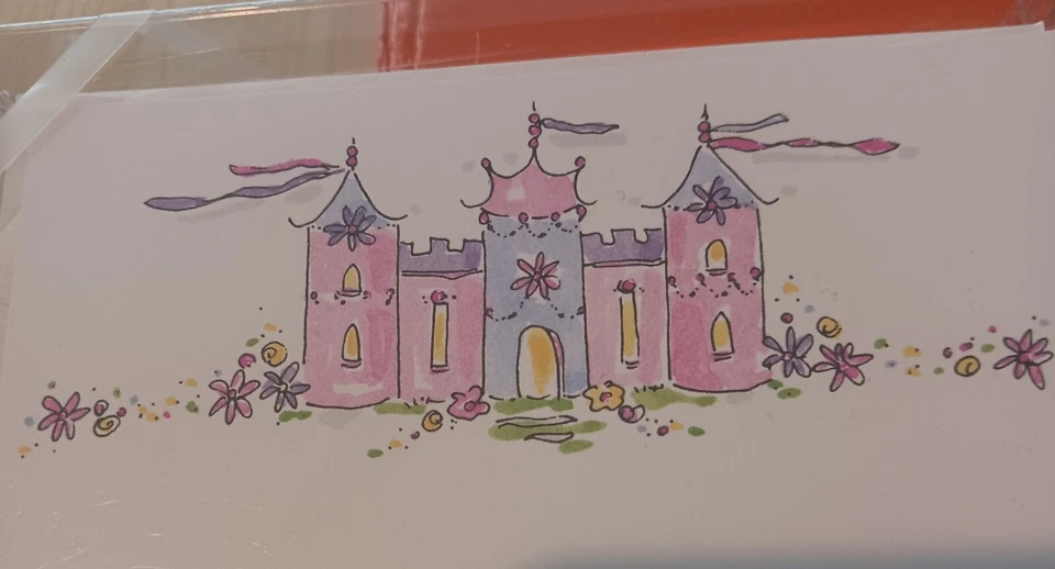Princess Castle Invitations Cards with Envelopes by Cross My Heart Dallas TX - Image 2 of 4