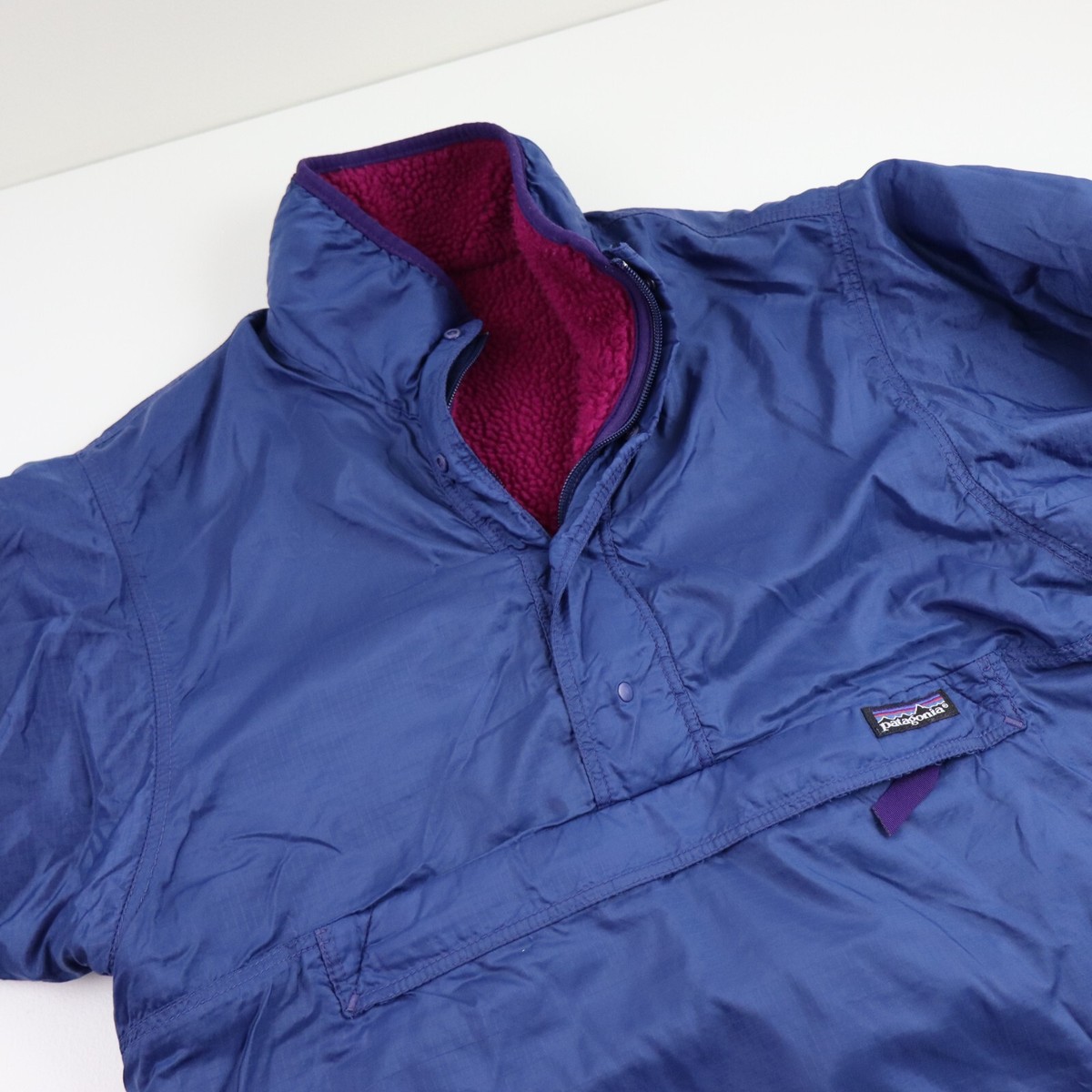 Vtg 90s Patagonia Deep Pile Reversible Glissade Fleece Jacket Mens