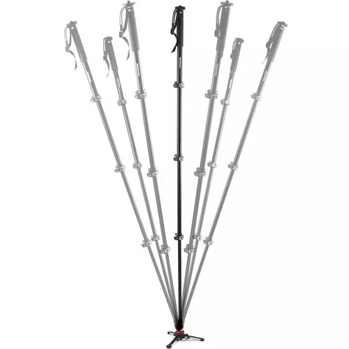 Manfrotto MVMXPRO500 XPRO Aluminum Video Monopod with 500 Series Fluid Head set - Image 4 of 4