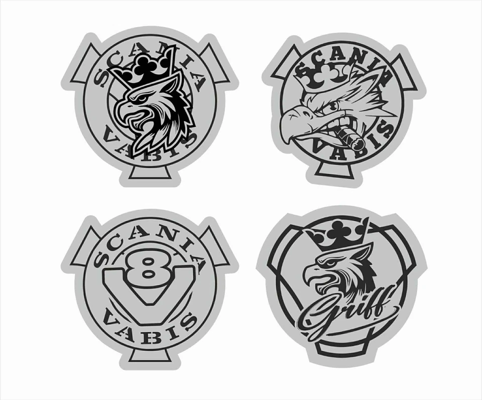 VABIS GRYF SCANIA MULTICOLOUR ACRYLIC Led Mirror Board 24v/ 12v / USB - Image 3 of 4