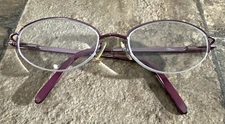 Clearvision BRITTANY ROSE Pink Half Rim Flex Eyeglasses Frame 52-18-135-33mm G28