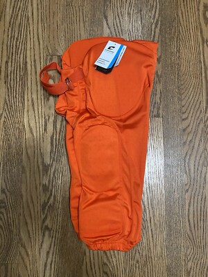 Champro Terminator 2 Integrated Football Pant W/ Built In Pads Orange Youth L