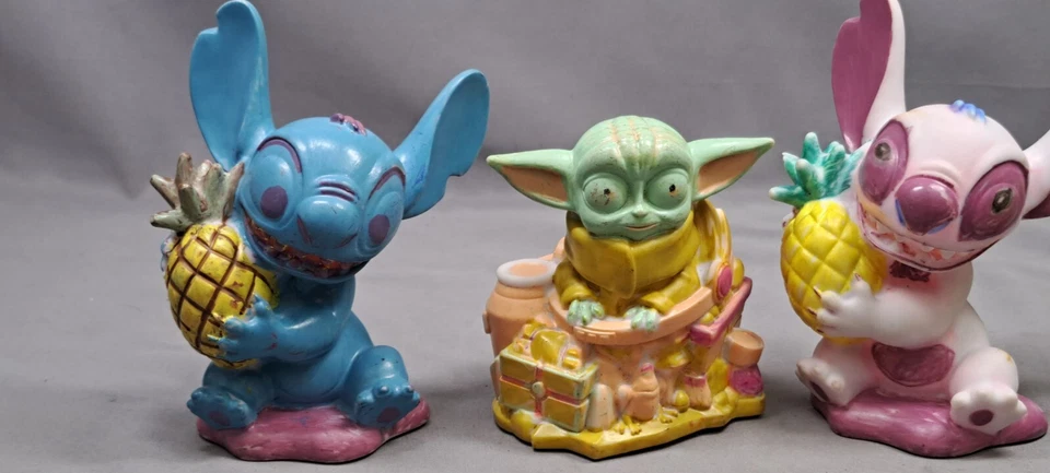 Stitch Design A Vinilo LILO & Stitch Disney Hágalo Usted Mismo Stitch Figura Vinilo + Baby Yoda Foto 2 de 4