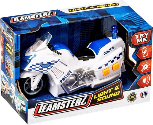 Teamsterz Police Motorbike Toy Light and Sounds Kids Motorcycle Boys Toy Gift - Picture 2 of 6