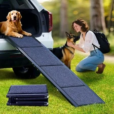 Barbella Dog Ramp for Car, 71''Lx20'' W Dog Ramps for Large Dogs Pet Ramp 250 lb