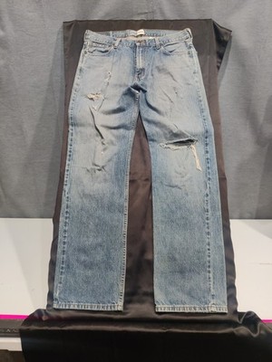 Levis Signature Jeans Mens Size 34x34 Regular Straight Leg Medium Blue Denim E5