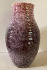 Grand vase 31 cm Céramique tournée Poterie Accolay 1960 Vintage