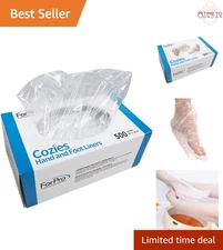 Paraffin Wax Liners for Hands and Feet 500-Count Moisture Locking Protects