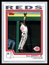 2004 Topps 1st Edition #510 Ken Griffey Jr. Base Card Cincinnati Reds HOF