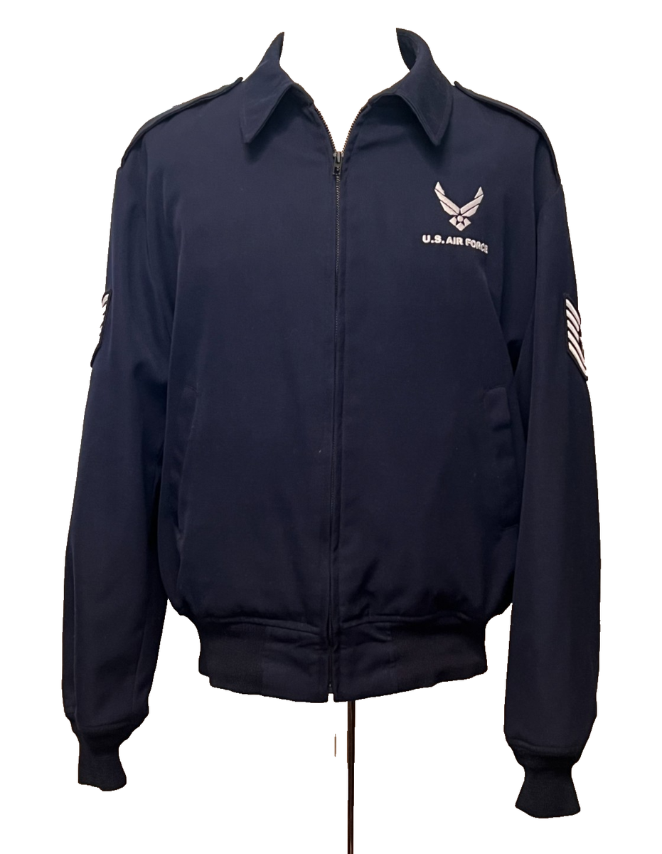 USAF Air Force Jacket Men's 50R Blue Bomber Flight Uniform DSCP