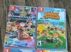 New Listing(2) Nintendo Switch Games: (1) Mario Kart 8 Deluxe & (1) Animal Crossing (CiB)