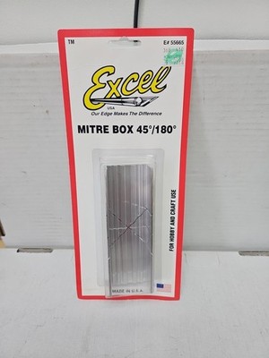 Excel Tools Miter Box 45-Degree/ 180  # 55665 New. 