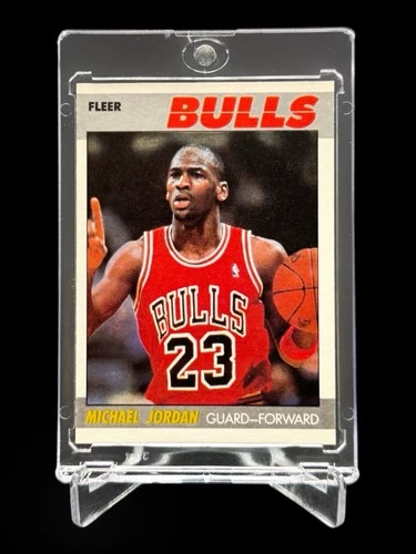 1987 Fleer MICHAEL JORDAN 2ND YEAR ROOKIE #59 OF 132 CHICAGO BULLS🔥HIGH GRADE🔥