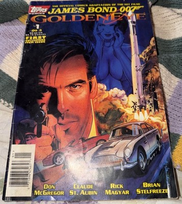 JAMES BOND 007 GOLDEN EYE #1 (1996) 1st Print Movie Adaptation Topps Comics