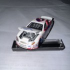 Ford Taurus #6 Valvoline/Cummins Diecast Racing Car Opening Hood w/ Stand — photo 2