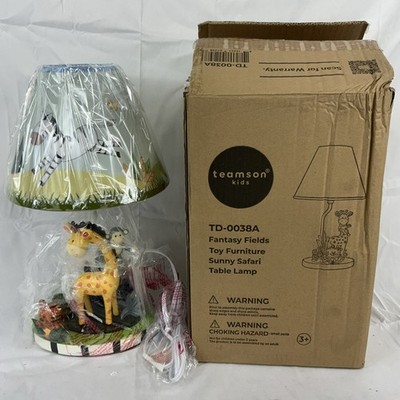 Fantasy Fields Sunny Safari Kids Table Lamp New In Box