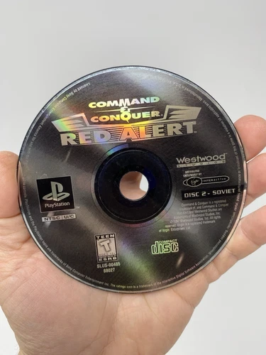 Command & Conquer: Red Alert Retaliation (PlayStation 1, PS1) Disc 2 Only Tested