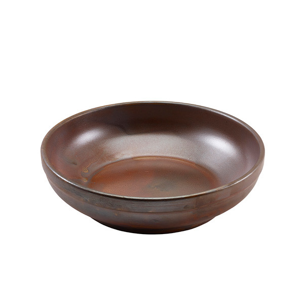 Terra Porcelain Rustic Copper Coupe Bowl For Dining And Serving 20cm Pack of 6