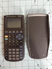 TI-83 Graphing Calculator Texas Instruments Cover Tested Working Grade A bk7