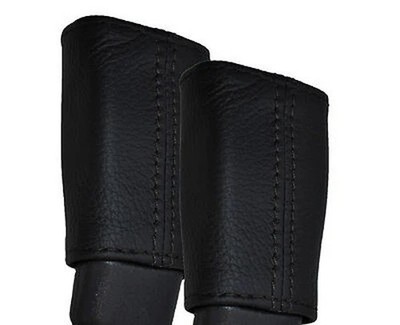 BLACK STITCH 2X Front Sitzgurt Abdeckung Set Für JEEP Grand Cherokee 2005-2010